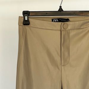 Zara faux leather pants